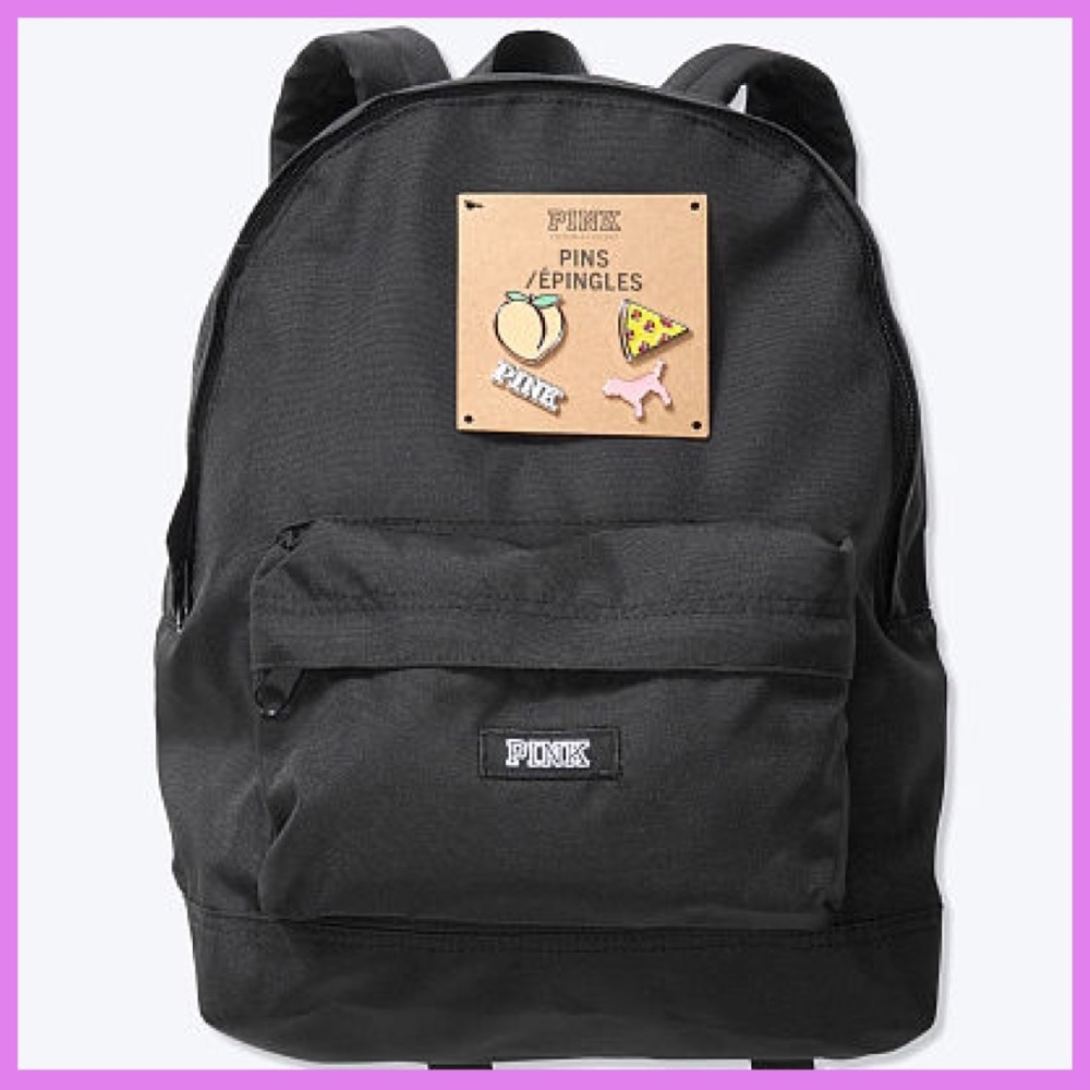 PINK VS Mini Backpack & Pin Set - Picture 1 of 8